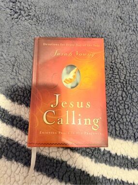 Jesus Calling Daily Devotional Book by - Orange